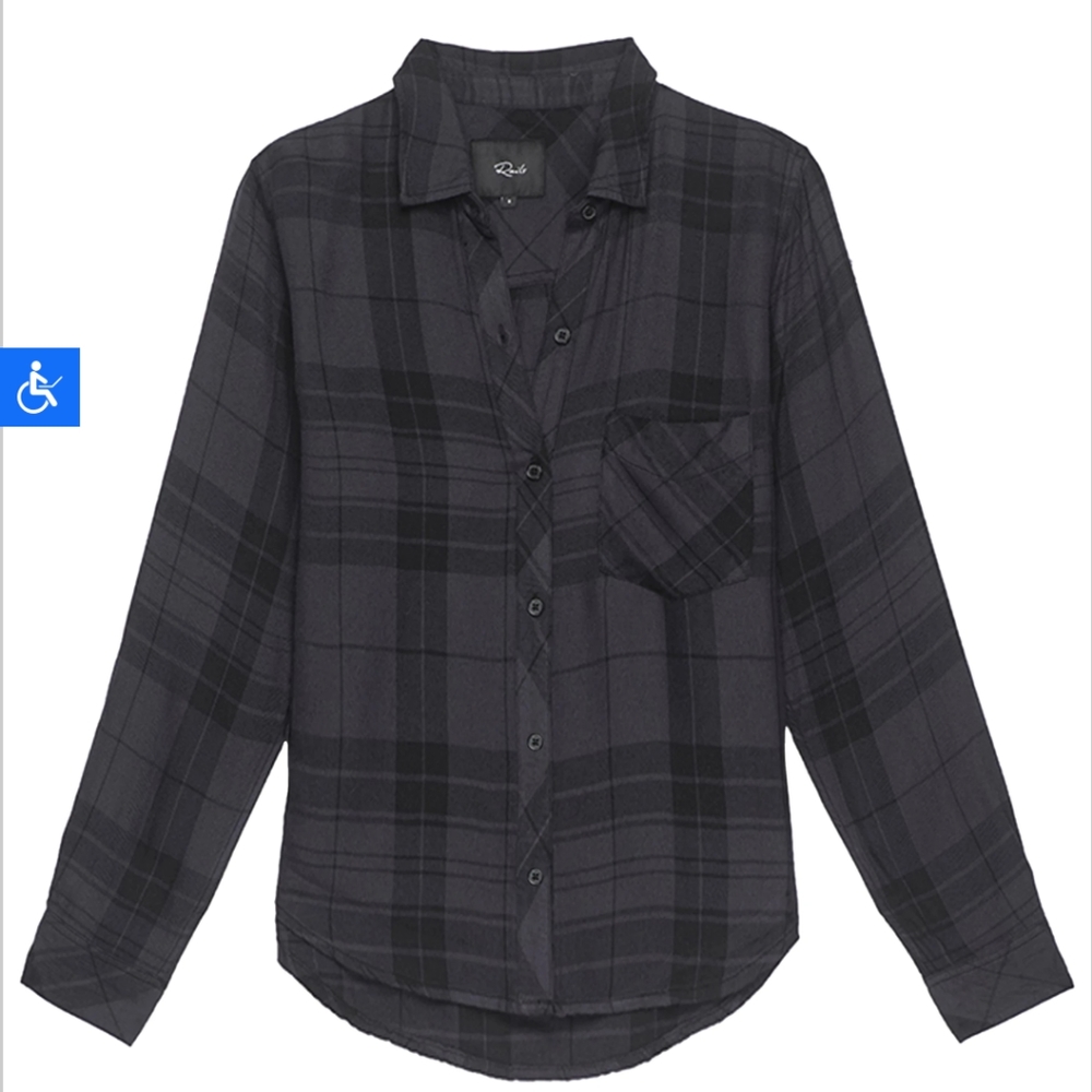 Rails Hunter Plaid Shirt - Onyx